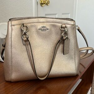 Coach gold bag